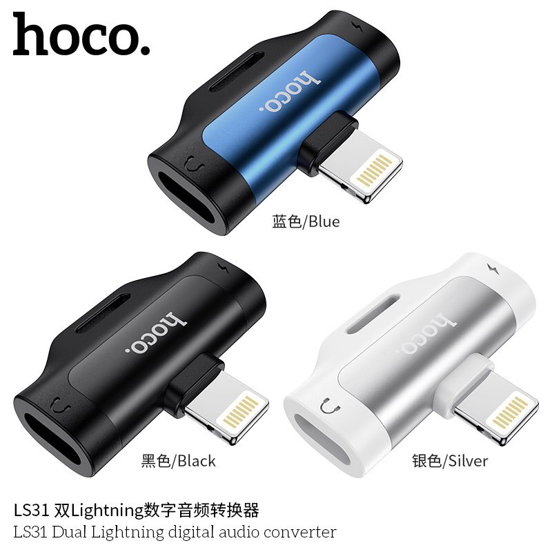 jack chuyển hoco ls31 gồm 2 jack lightning