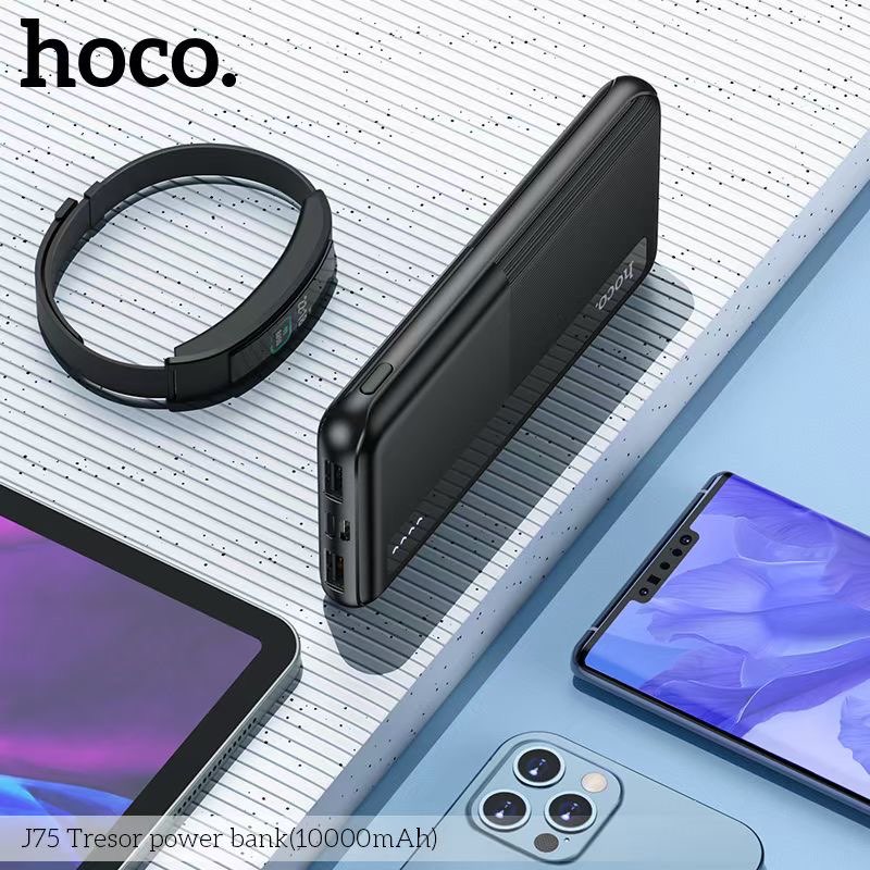 pin dự  phòng hoco j75  10000mah 2 cổng ra