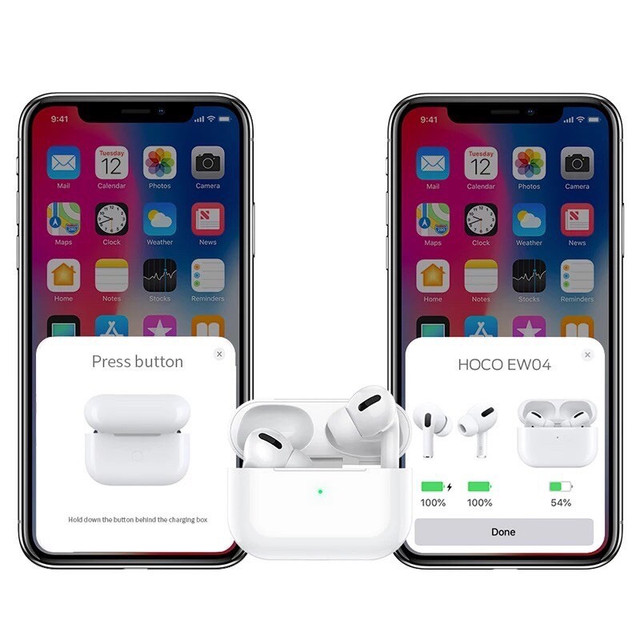 tai tws airpods hoco ew04 pop up