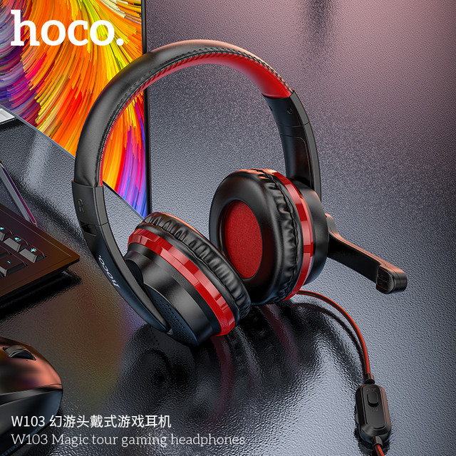 tai dây headphone hoco w103 cool tour gaming